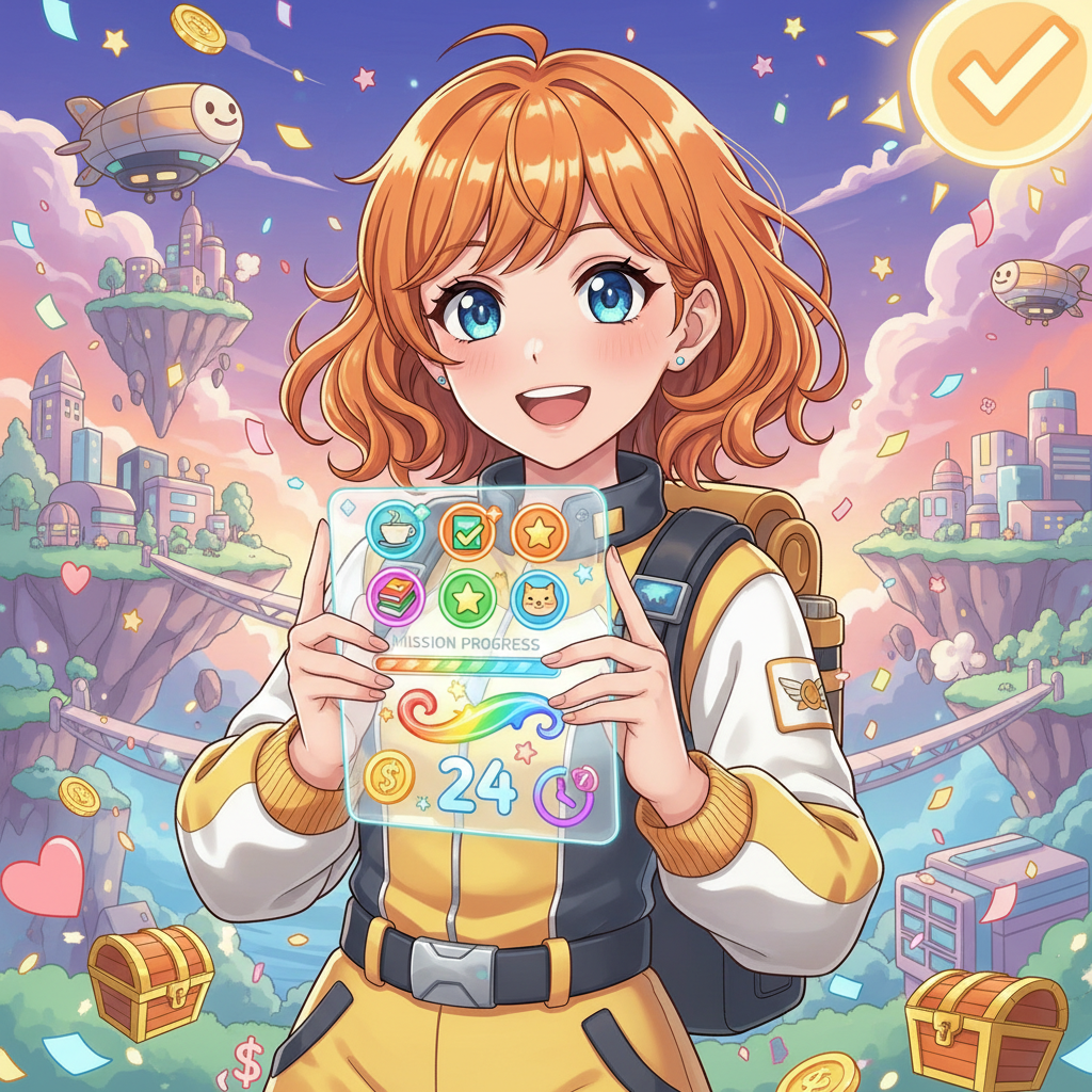 任務牆趣味挑戰：你能在 24 小時內完成多少任務？