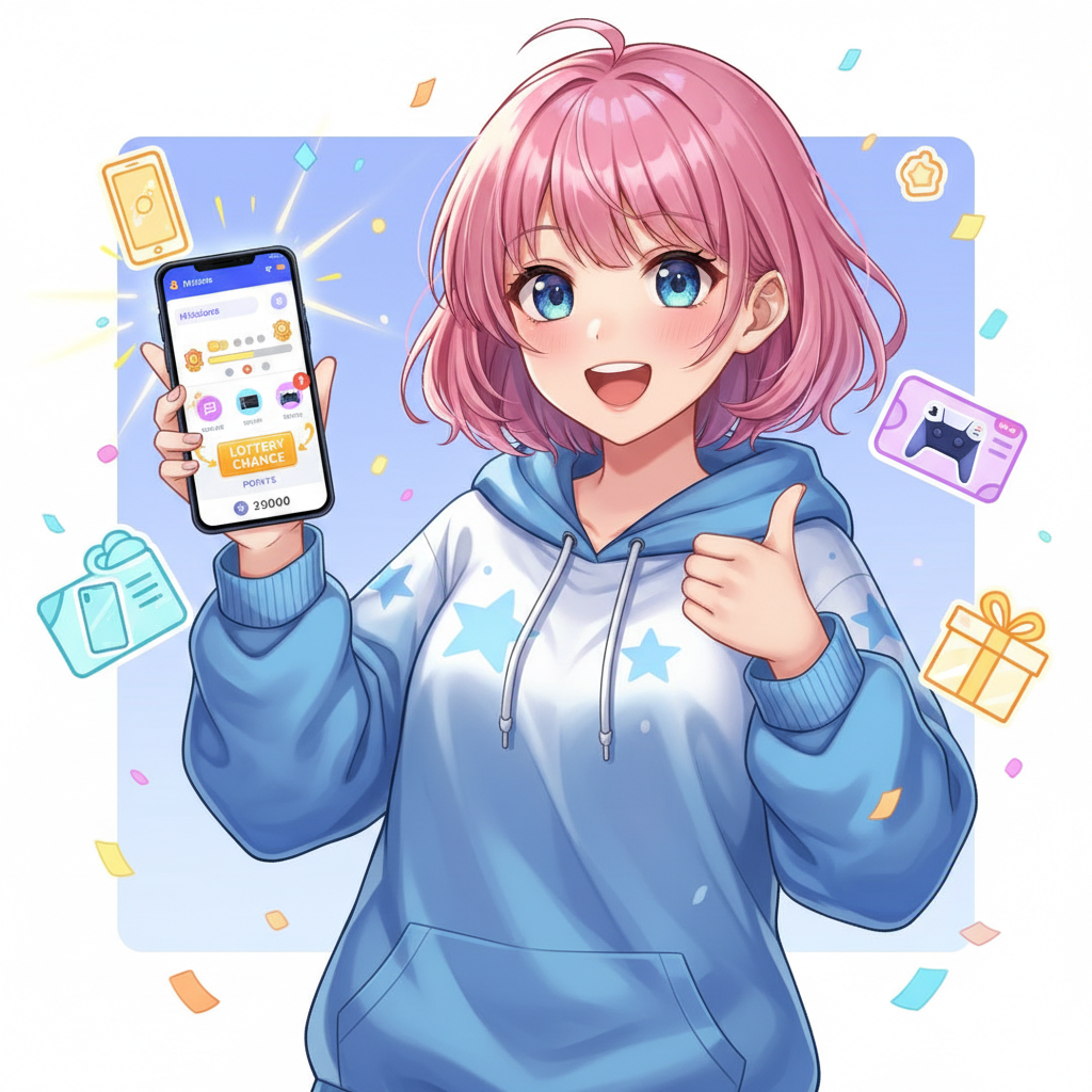 任務牆抽獎活動：用點數換取 iPhone/PS5 抽獎機會