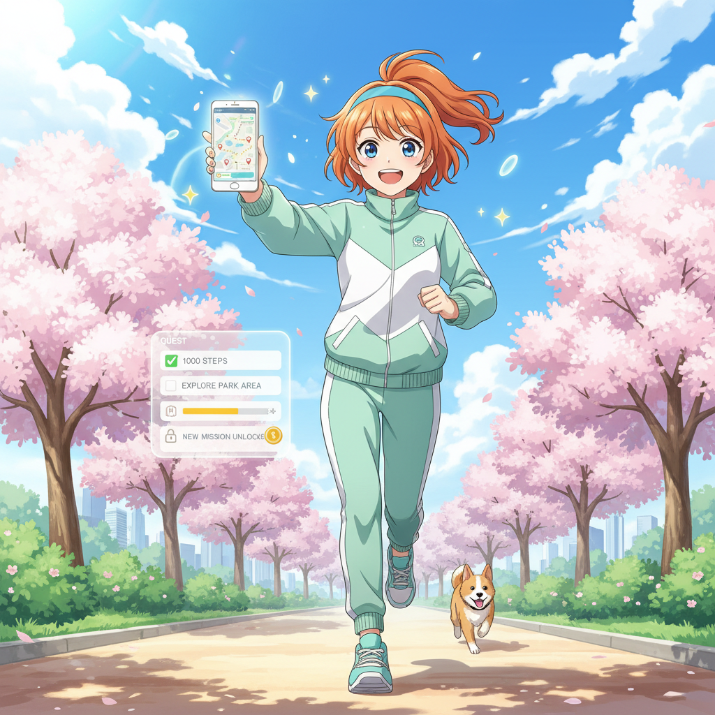 任務牆中的「實體探索」任務:邊走路運動邊賺點數的 App 推薦