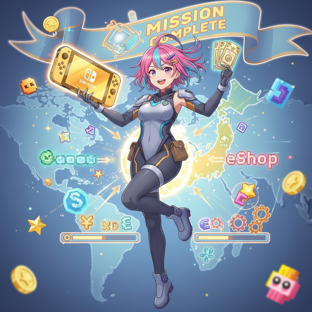 遊戲兌換,Nintendo Switch 優惠碼 2026：eShop 各國跨區折扣與任虧券