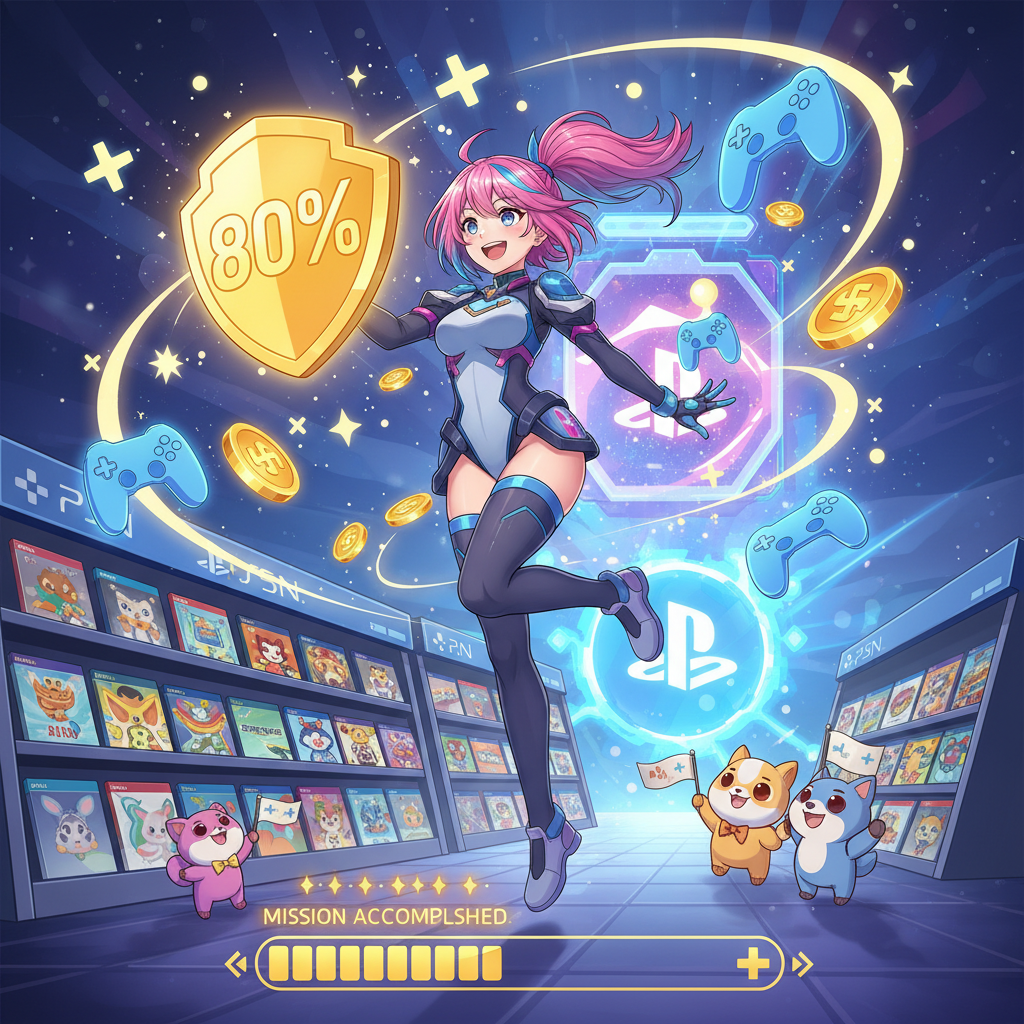 PSN Store 會員 8 折代碼如何獲得？PS Plus 專屬折扣秘辛,PSN 8折代碼