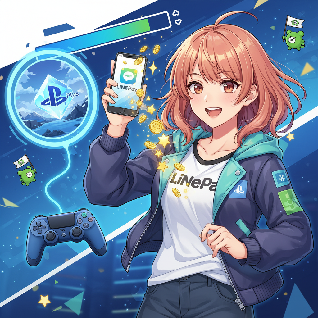 如何用 LINE Pay 購買 PS Plus 會員賺回饋?2025 點數折抵省錢法,PS Plus LINE Pay 折扣