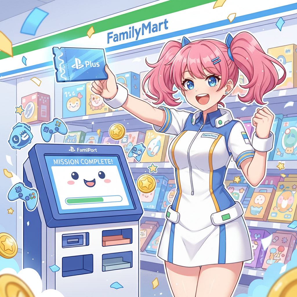 全家便利商店 PS Plus 會員券購買指南：FamiPort 點數兌換流程,PS Plus 兌換券 全家