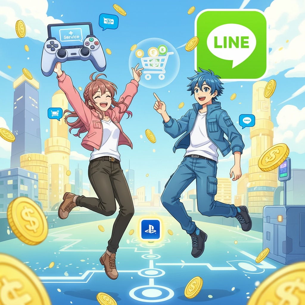 如何利用 LINE 購物回饋購買 PS Plus 兌換券?疊加折扣最省教學,PS Plus LINE 購物
