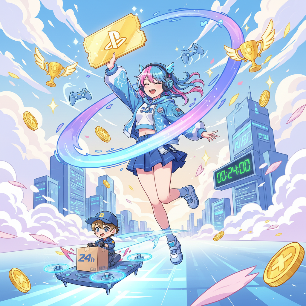 PS Plus 兌換券(台灣) 在 24h 購物平台的配送速度與序號領取,PS Plus 24h購物