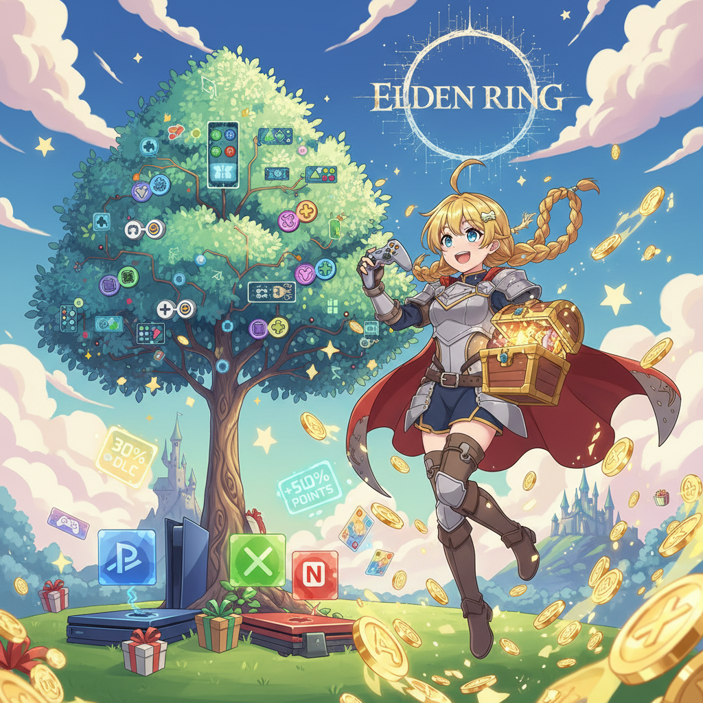 艾爾登法環 & 主機平台遊戲優惠碼整理（如 DLC 折扣 & 點數卡）