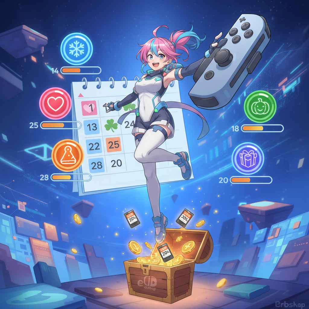 2026 eShop 特價時程表:掌握這 5 個節日讓你買到 2 折 Switch 遊戲,Switch eShop 特價 2026