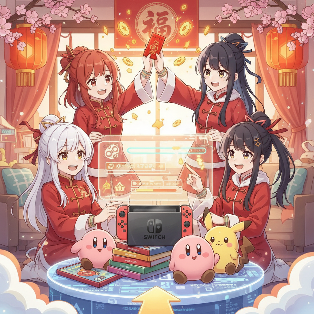 115 春節特價:Switch 派對遊戲折扣碼與過年必玩多人遊戲推薦,Switch 春節特價