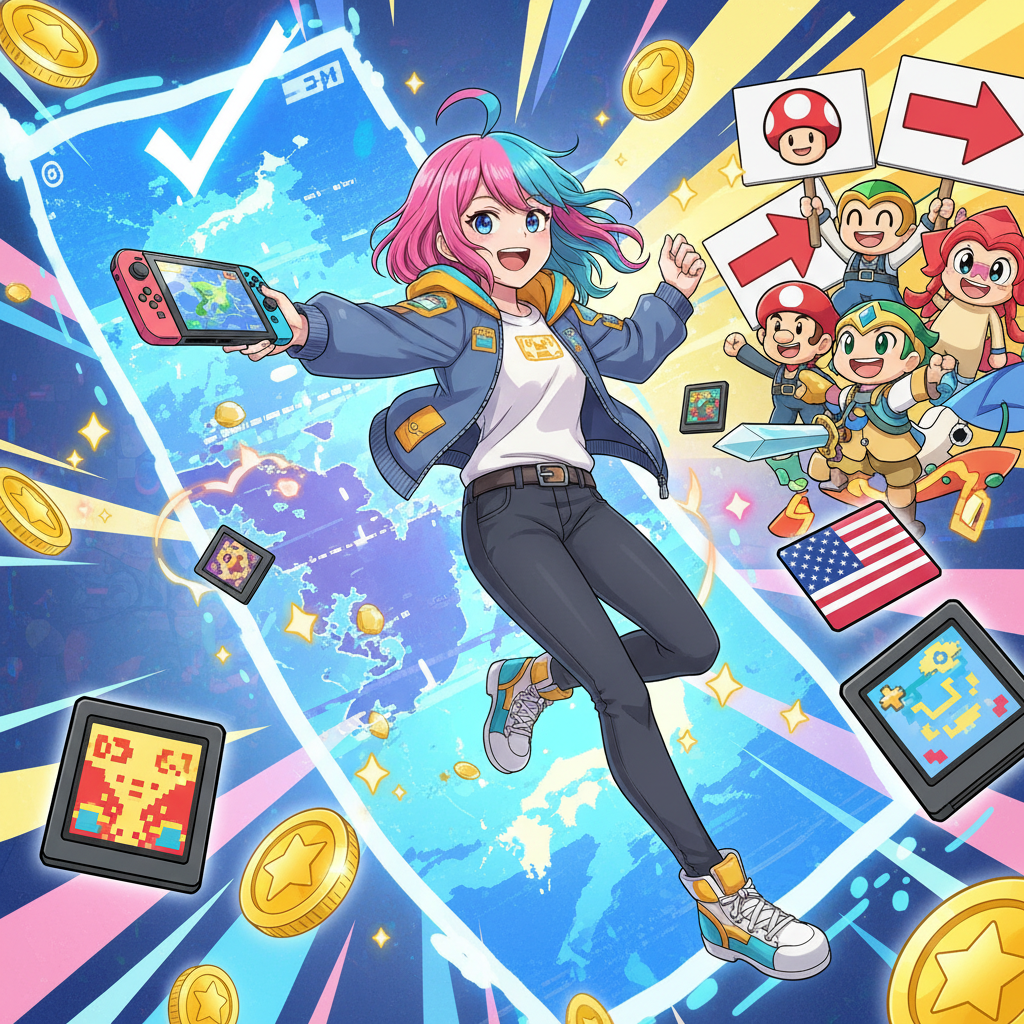 Switch eShop 跨區教學 2026:如何切換日服/美服買到最低價數位遊戲?,Switch 跨區買遊戲