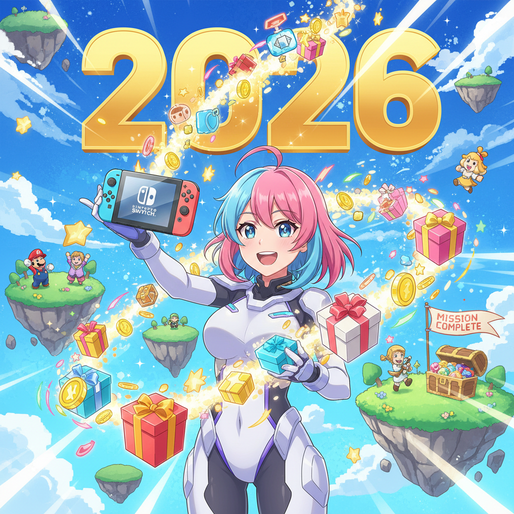 Nintendo Switch 兌換碼領取：2026 最新官方週邊與限定禮券碼彙整,Switch 兌換碼 2026