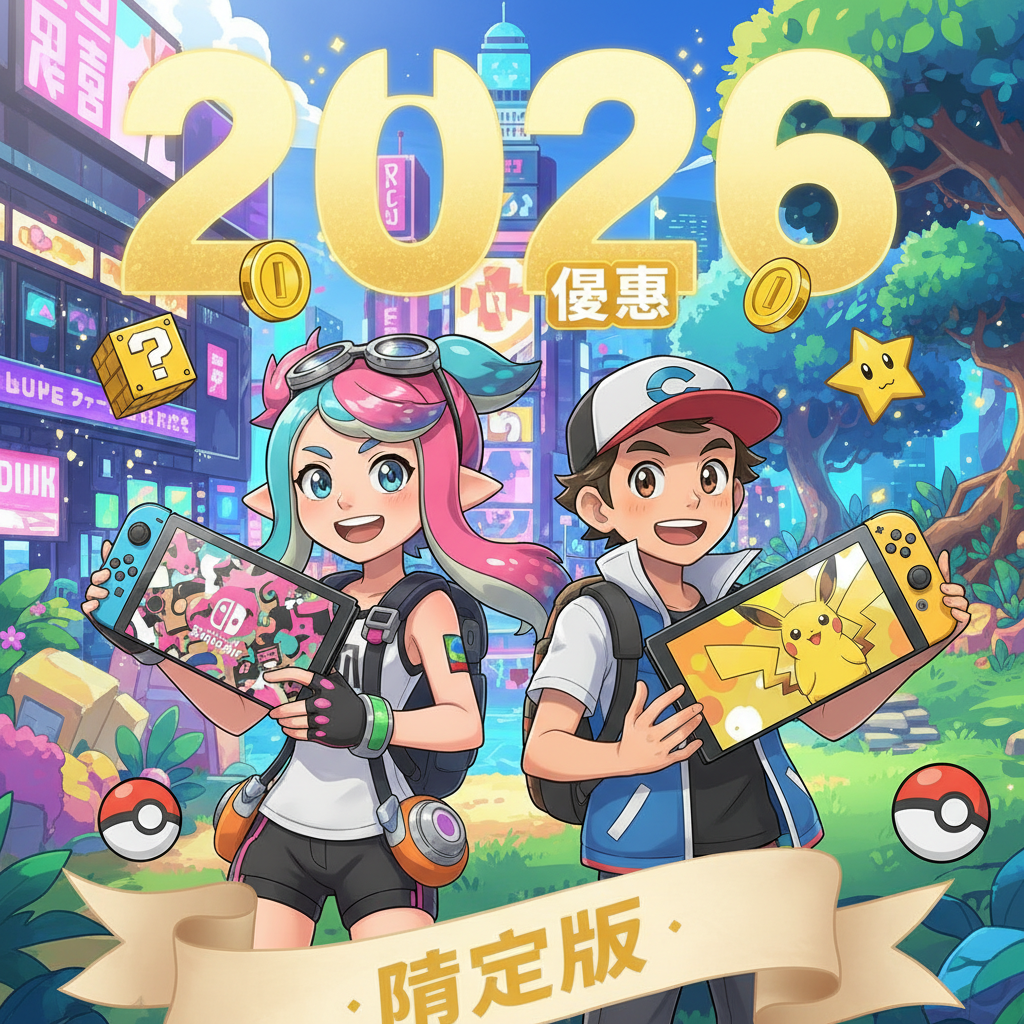 Switch 限定版主機折扣：噴射戰士、精靈寶可夢限定版 2026 收藏價,Switch 限定版 優惠