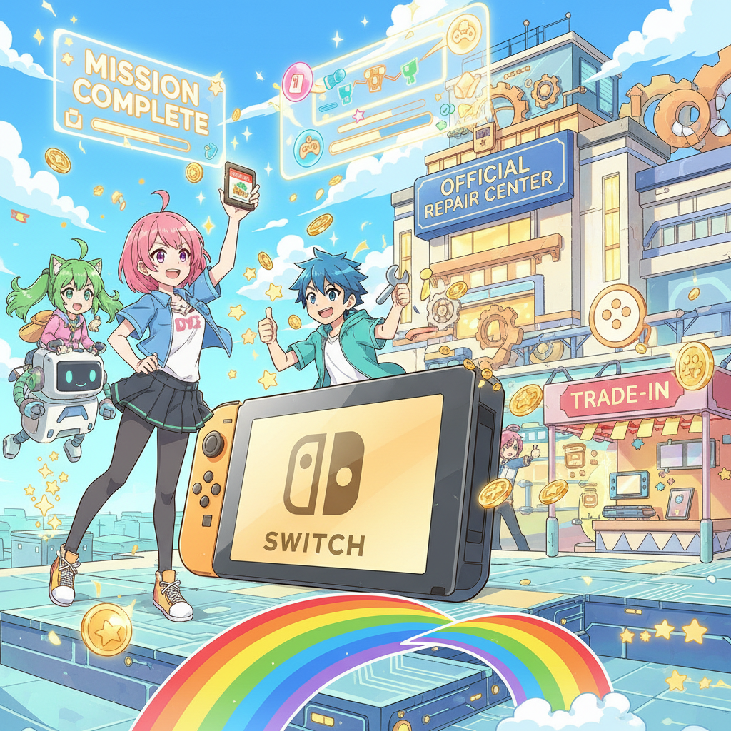 Switch 主機維修與舊換新優惠：2026 官方授權維修中心折扣活動,Switch 舊換新 優惠