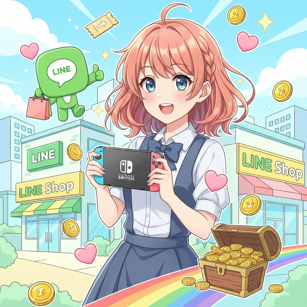 如何利用 LINE 購物買 Switch 賺回饋？2026 疊加折扣碼最省密技,Switch LINE 購物