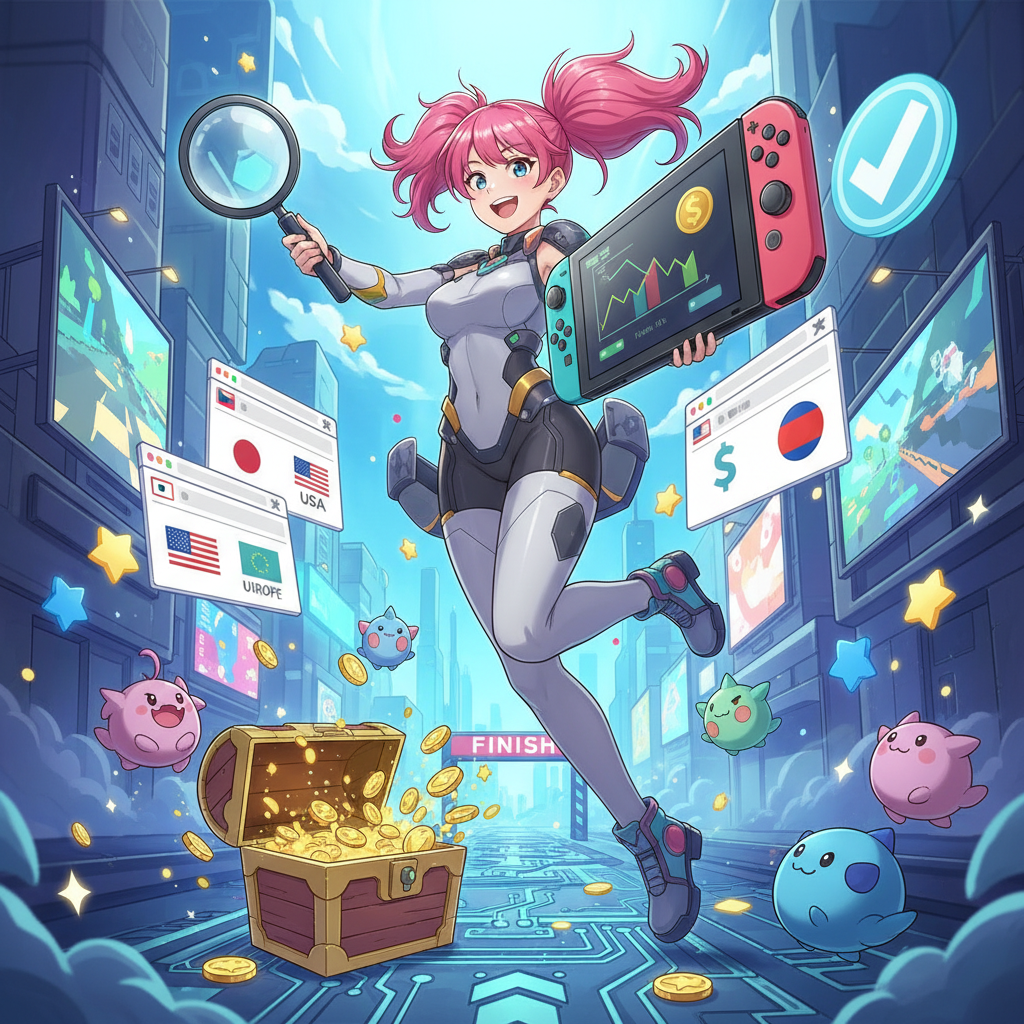 如何查詢 Switch 遊戲歷史低價？2026 必備 3 個跨區比價網站推薦,Switch 遊戲歷史低價