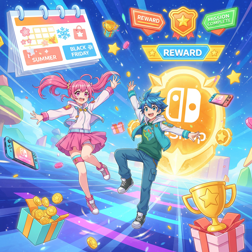 2026 Switch eShop 跨區特賣日曆:聖誕、夏季、黑五各區折扣預測,Switch eShop 特賣日曆