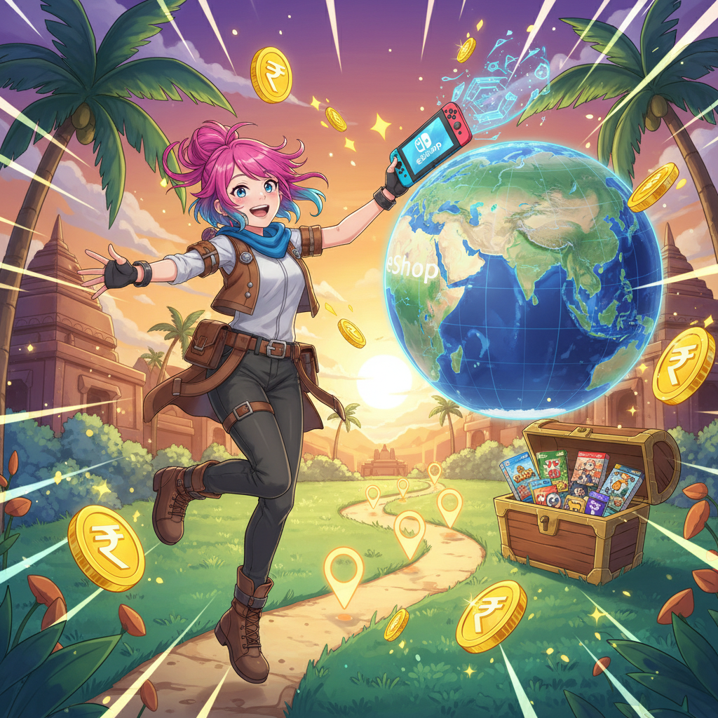 Switch 2026 跨區熱門:印度/東南亞區 eShop 價格是否有競爭力?,Switch 印度區 價格