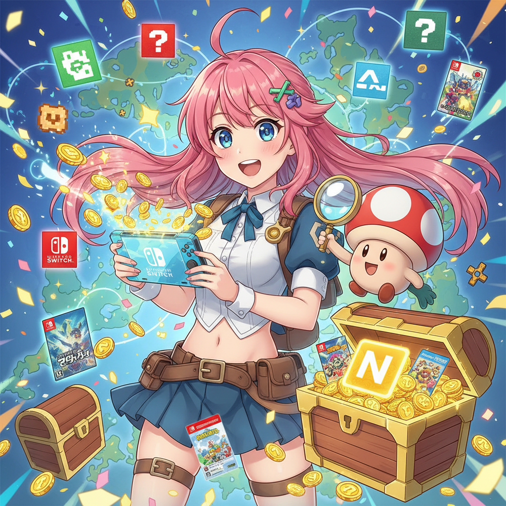 如何尋找 Switch 隱藏版折扣遊戲?跨區 eShop 的搜尋過濾技巧,Switch 隱藏折扣