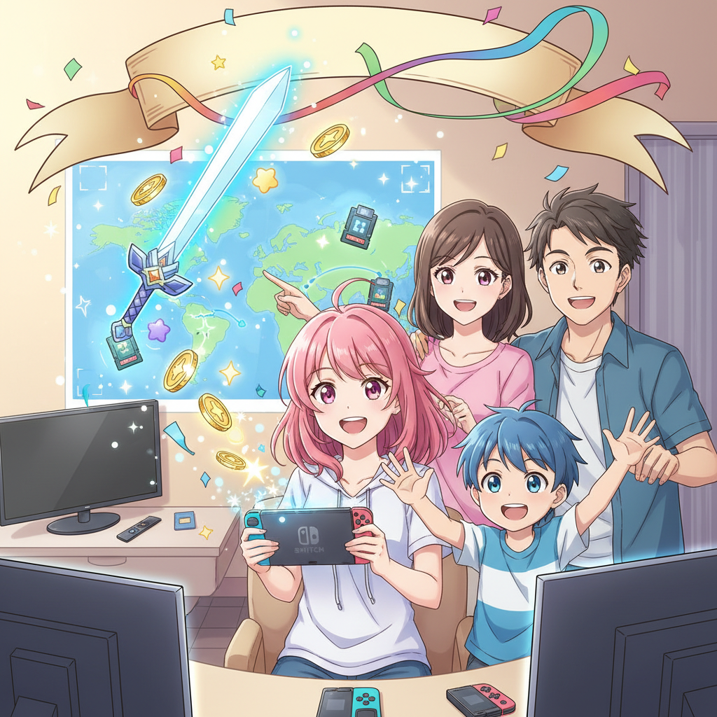 Switch 跨區購買遊戲可以分享給家人嗎?主副機設定與區域限制,Switch 遊戲分享 跨區