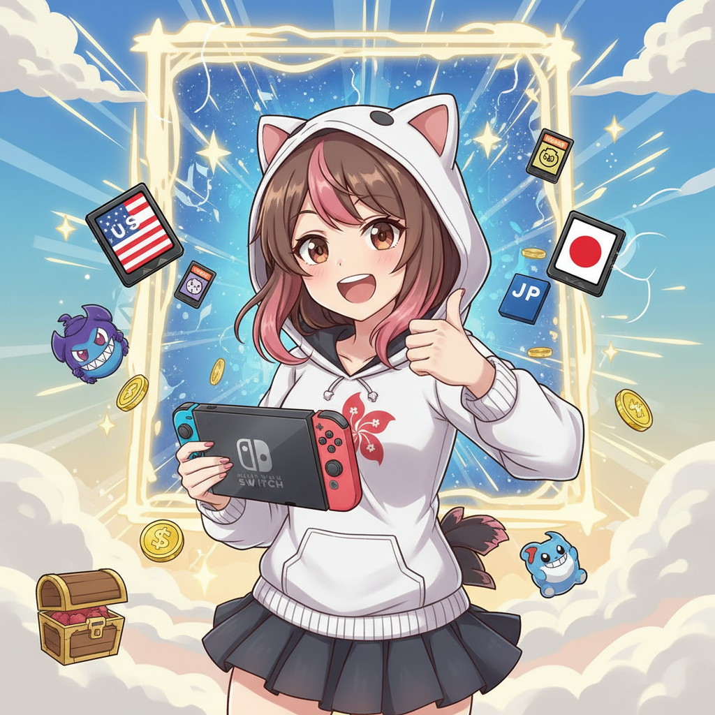 Switch 跨區教學:如何從香港 eShop 轉戰到低價美服/日服?,香港 eShop 換區