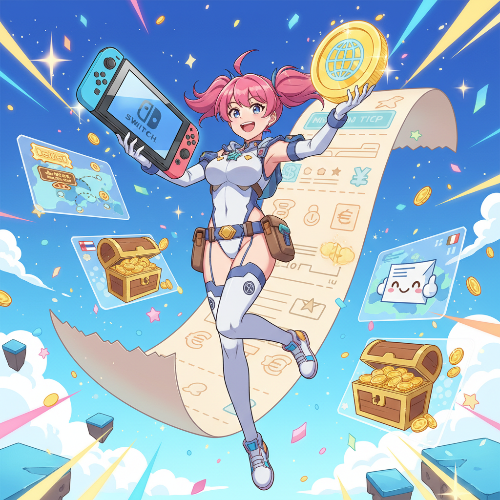 Switch 跨區後的數位收據領取:如何確認海外交易金額與發票?,Switch 數位收據