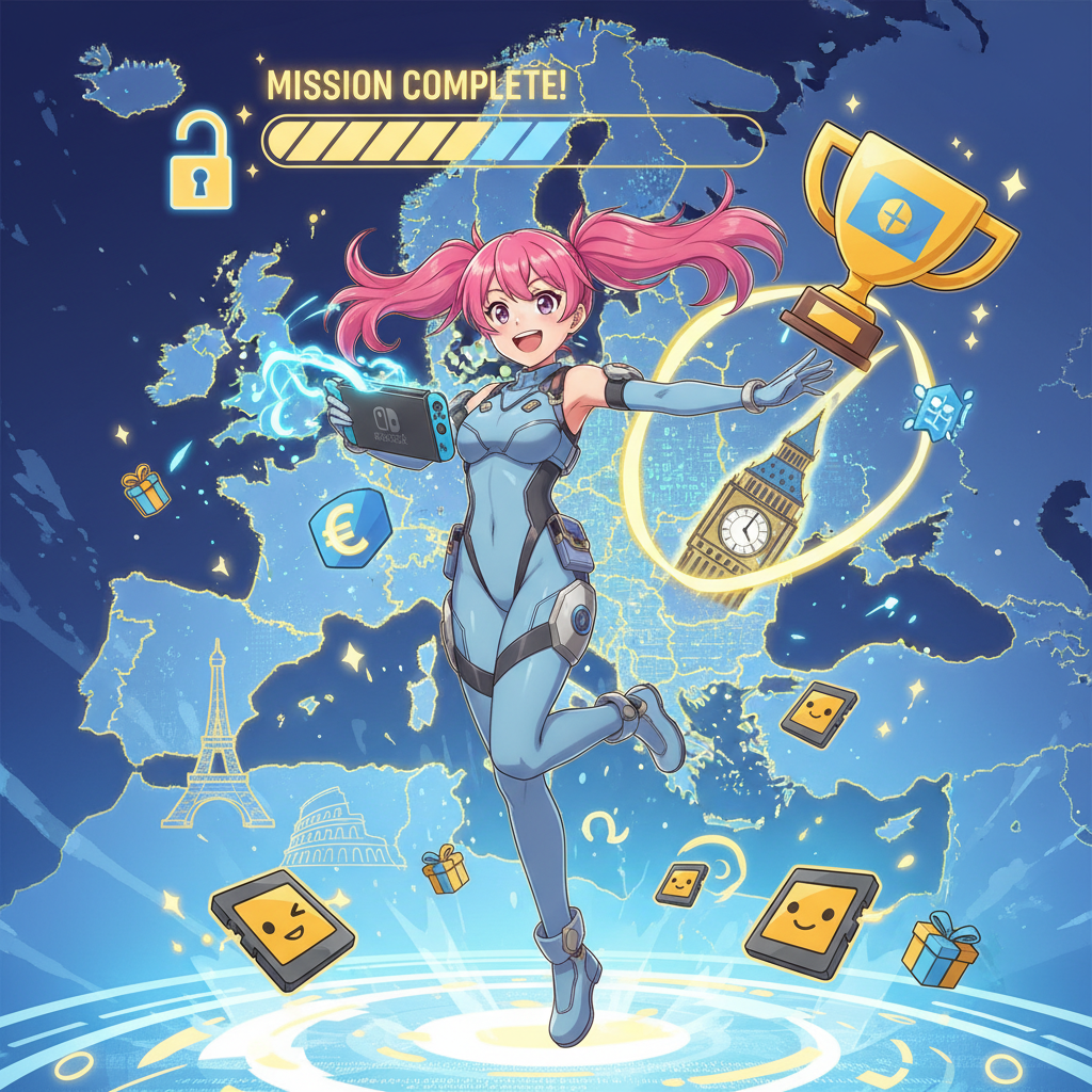 Switch 跨區教學：如何領取歐洲 eShop 專屬的免費體驗版遊戲？,歐洲 eShop 免費遊戲