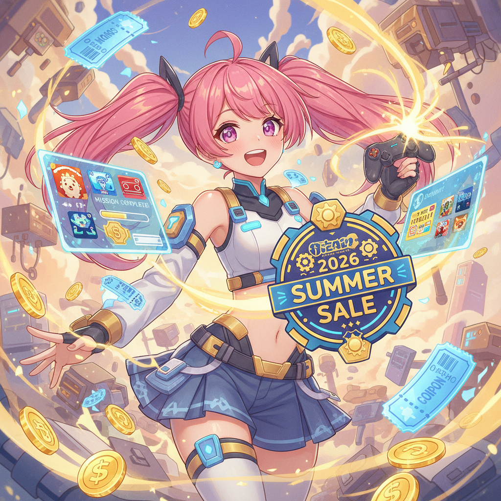 Steam 2026 夏季特賣全攻略：如何利用黃金點數換取額外折扣券？,Steam 夏季特賣