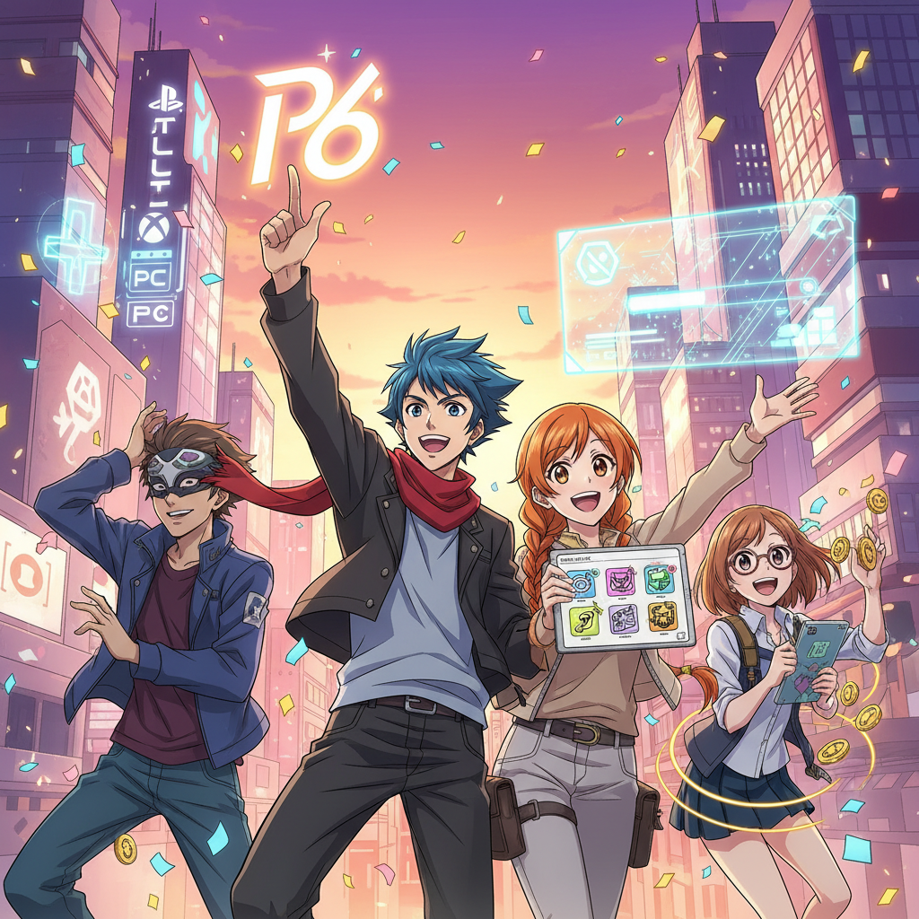 女神異聞錄 6 (P6) 2026 預購：ATLUS 限定禮包碼與各平台價差,P6 預購優惠