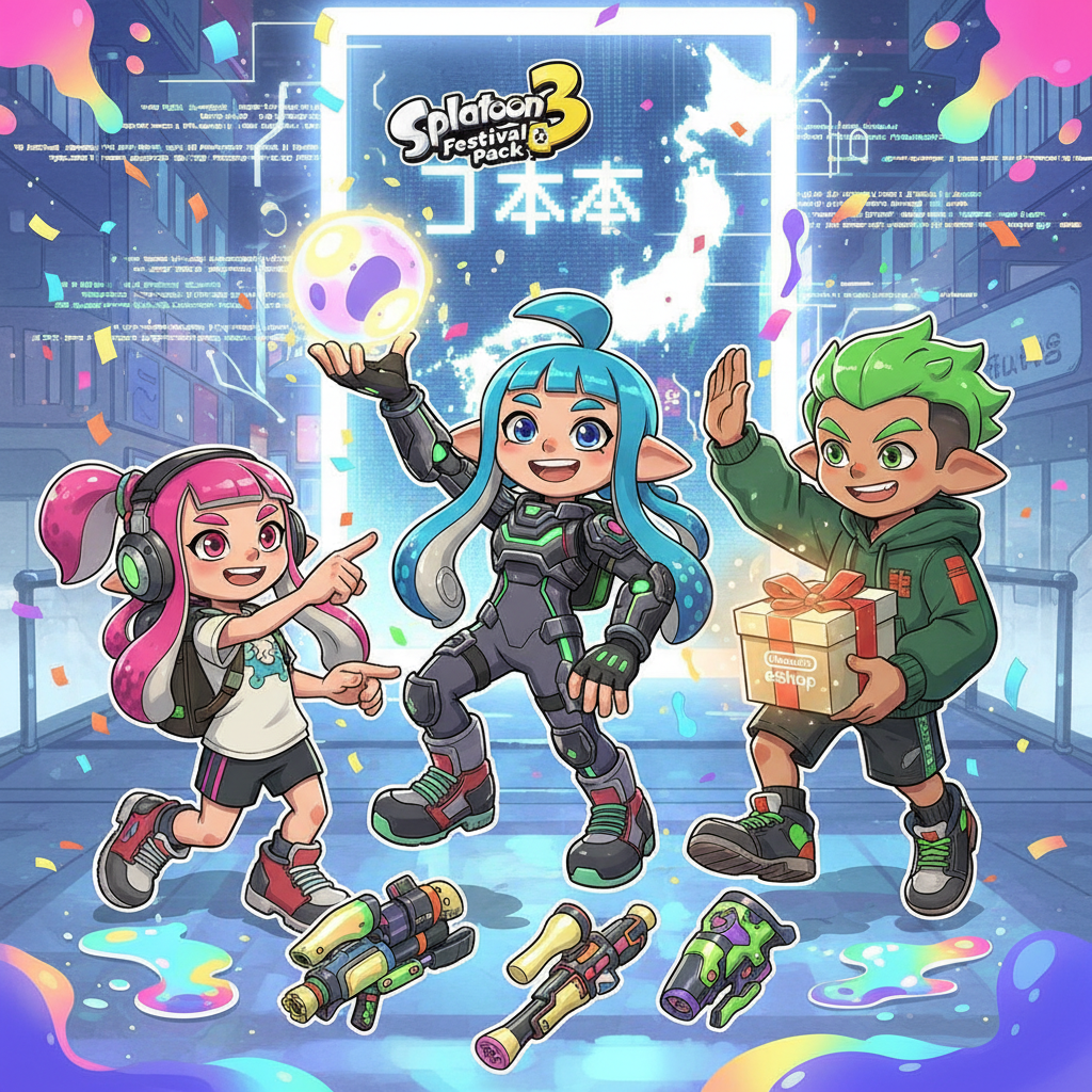 2026 斯普拉遁 3 祭典禮包：日本 eShop 限定裝備序號領取教學,斯普拉遁 3 序號