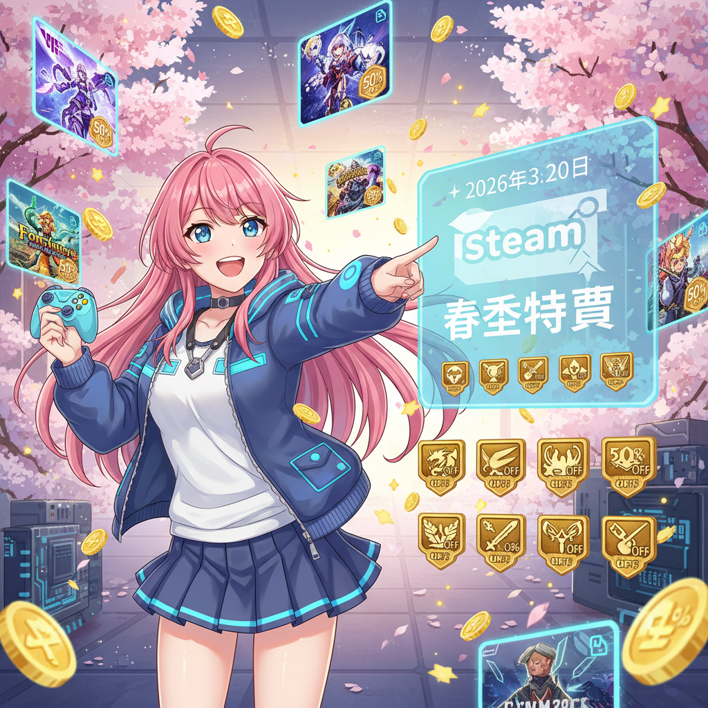 2026 Steam 春季特賣 (3/20) 攻略:這 15 款 3A 大作首次下殺 5 折,Steam 春季特賣 2026