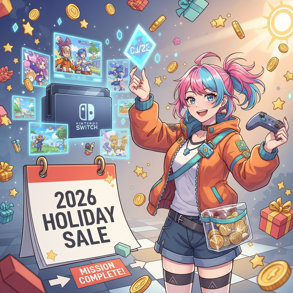 2026 任天堂「假日熱銷」活動：Switch 2 遊戲數位版 7 折序號領取,任天堂 假日熱銷