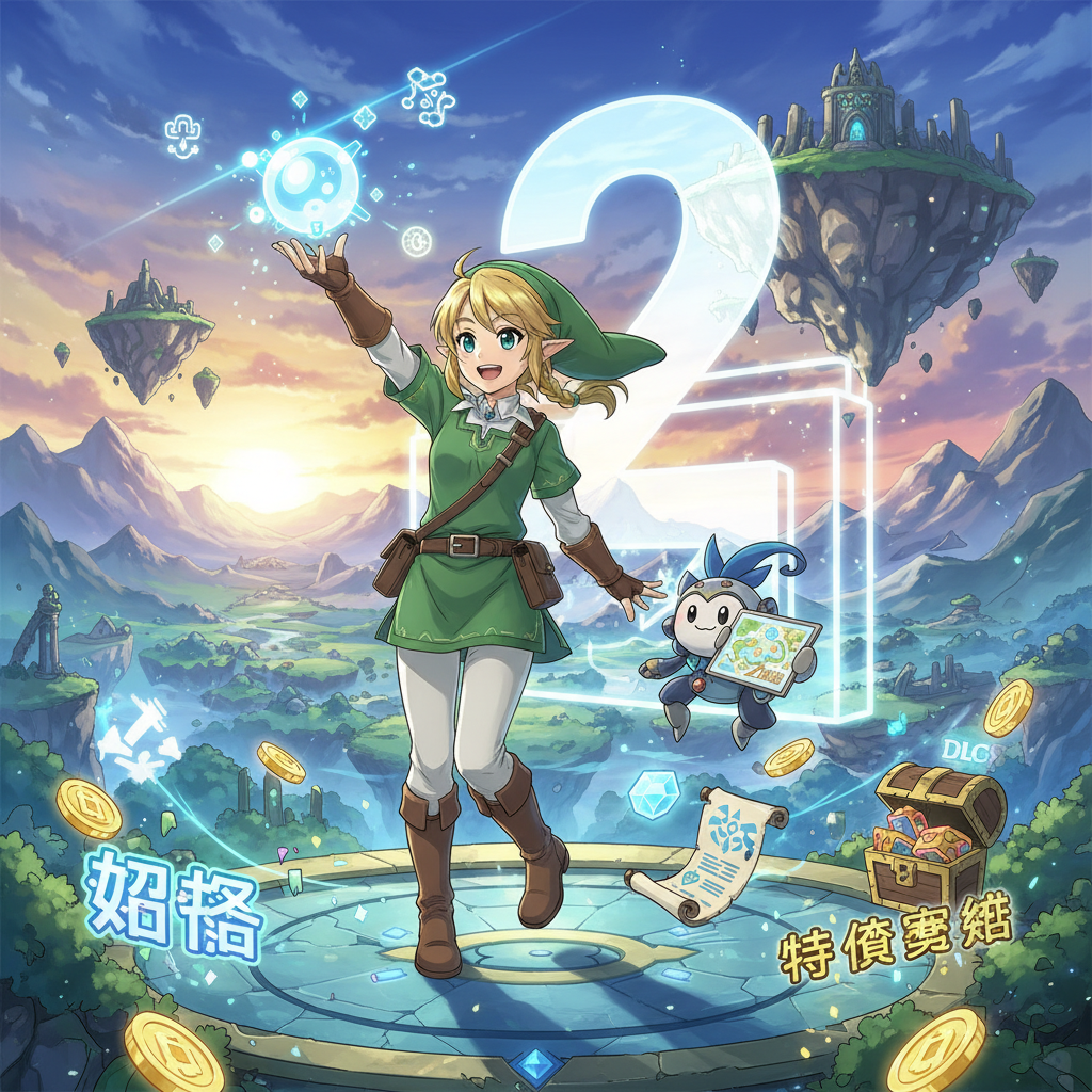 Switch 2 薩爾達傳說：智慧的再現 2026 DLC 攻略與特價序號,薩爾達 智慧再現 攻略
