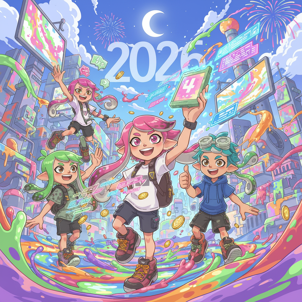 2026 斯普拉遁 4 (Splatoon 4) 傳聞：Switch 2 專屬塗地體驗與序號,斯普拉遁 4 消息
