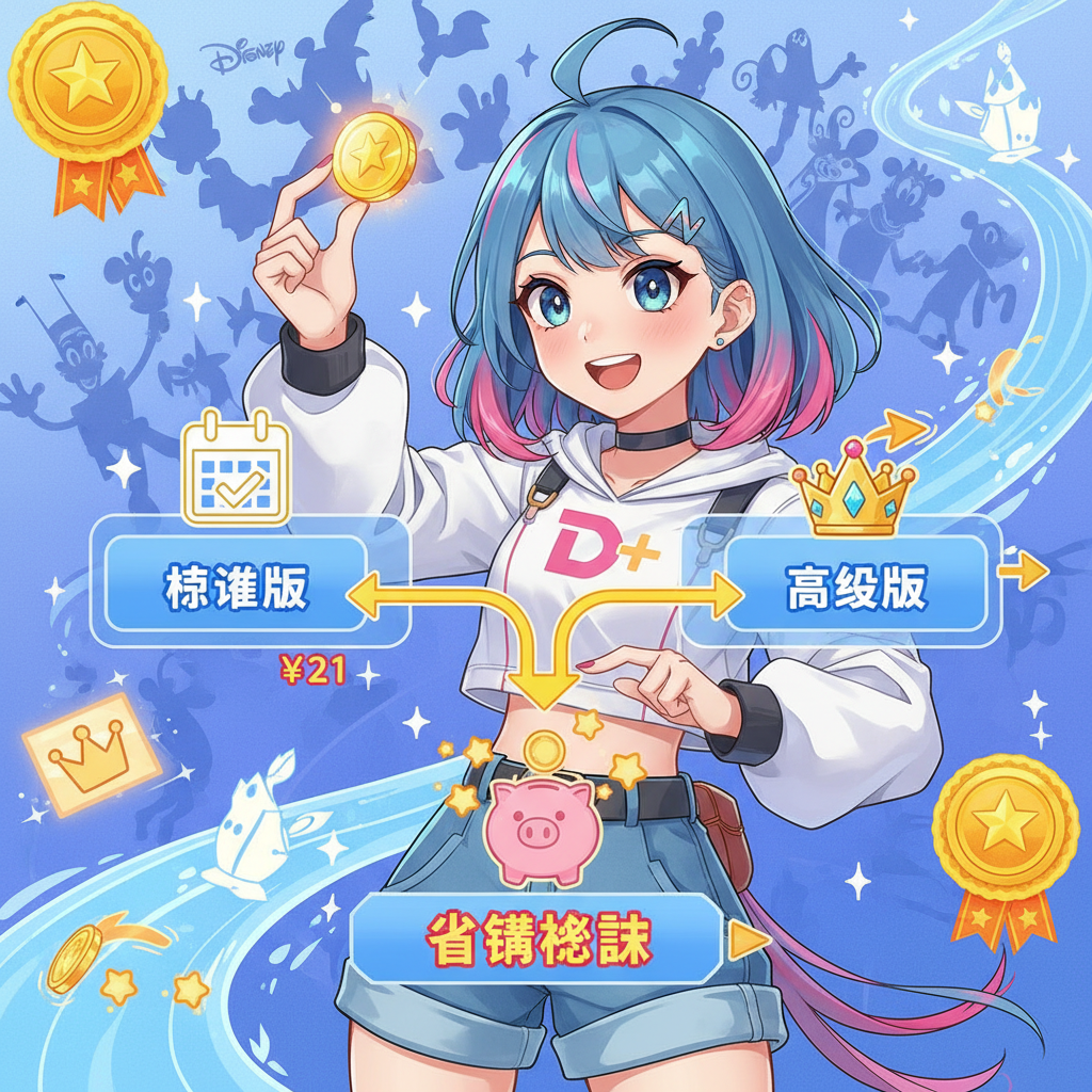 2026 Disney+ 方案價格比較:標準版 vs. 高級版,每月 21 元省錢秘訣,Disney+ 方案 比較