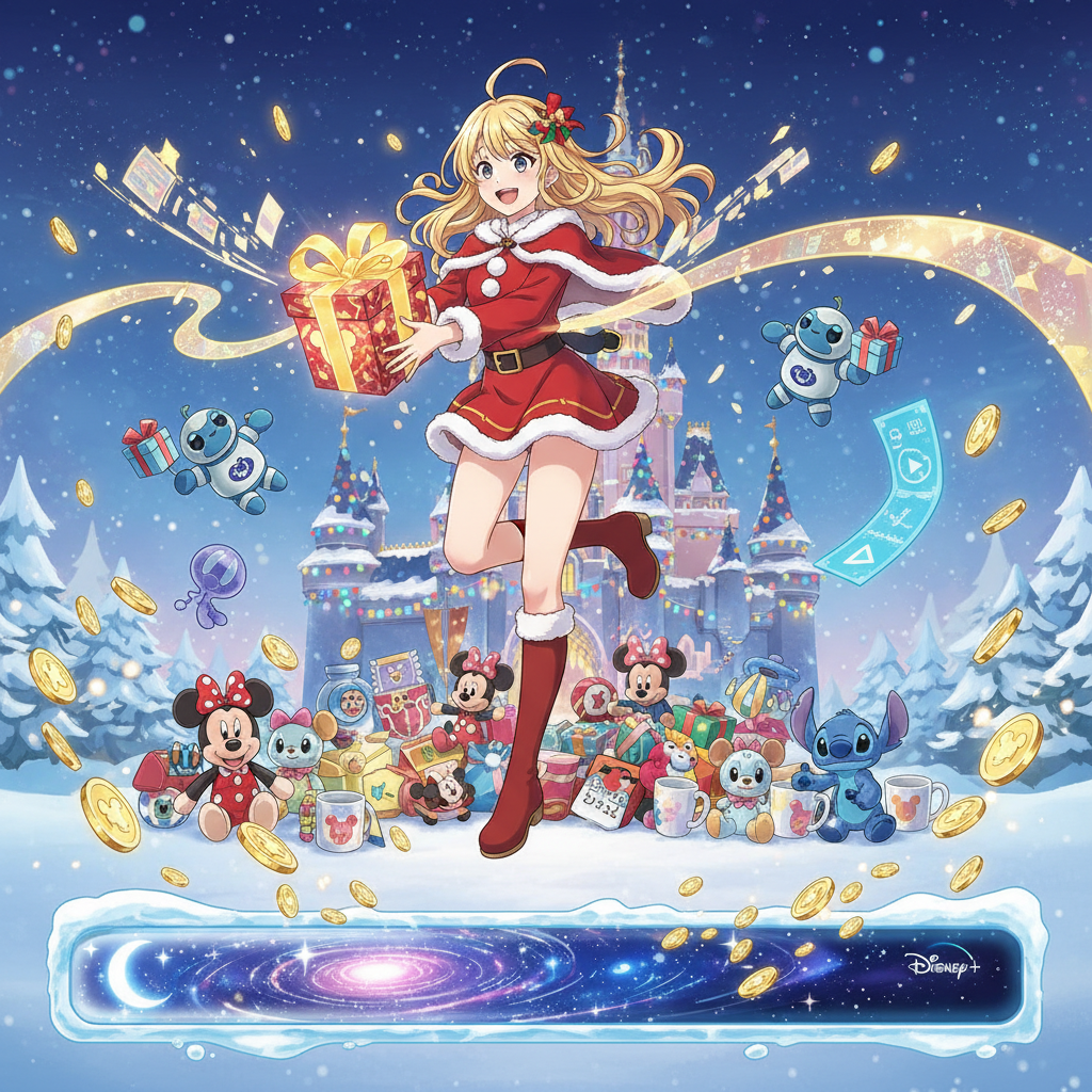 2026 Disney+ 聖誕節限定禮包：購買指定周邊送 1 個月免費序號,Disney+ 聖誕優惠