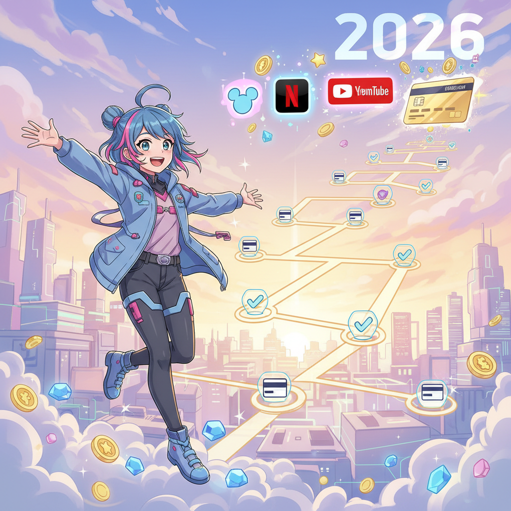 Disney+ 與 Netflix、YouTube Premium 合購攻略：2026 三大影音神卡,串流平台 信用卡