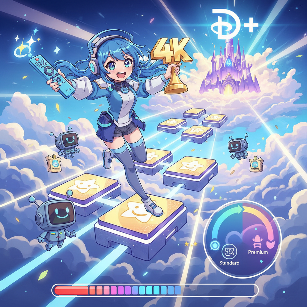 Disney+ 4K 畫質需要買哪種方案？2026 標準版 vs 高級版功能實測,Disney+ 畫質 方案