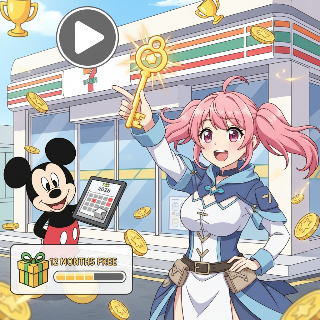 Disney+ 抽獎活動 2026 匯整：參加 7-11 抽獎送 12 個月免費序號,Disney+ 抽獎 2026