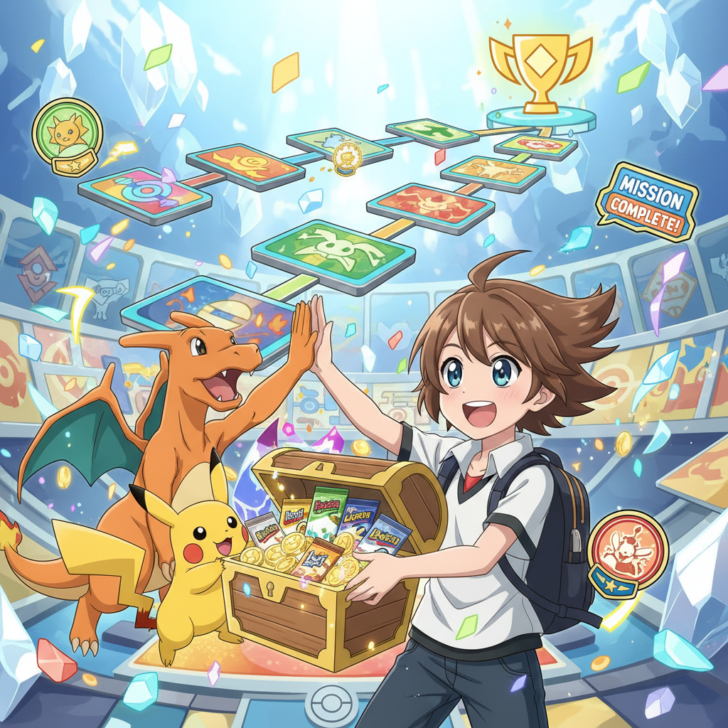 Pokémon TCG Pocket,攻略,《Pokémon TCG Pocket》新手對戰攻略：從組牌邏輯到奪冠的必勝公式。