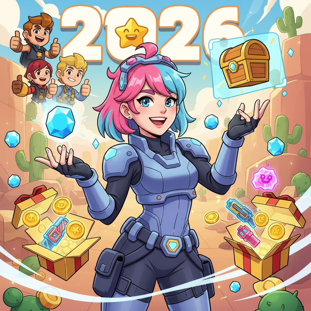 荒野亂鬥 (Brawl Stars),兌換碼,《荒野亂鬥》2026 最新兌換碼：免費寶石、限定造型與噴漆序號大整理。