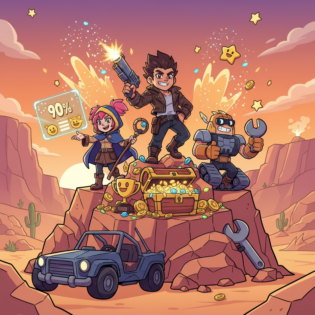 荒野亂鬥 (Brawl Stars),破解,獎杯數「破解」神操作：利用地圖死角與角色特性實現勝率 90% 的奇襲戰術。