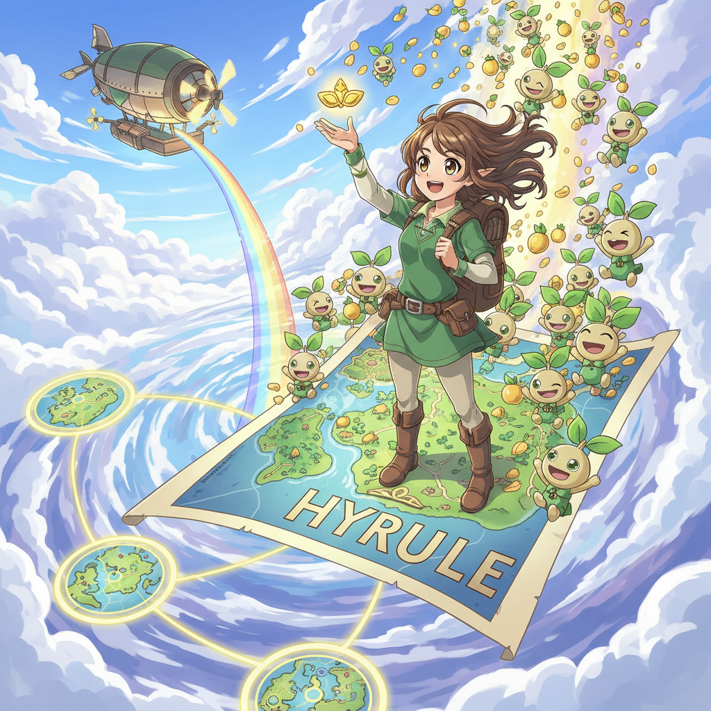 全收集,克洛格果實全收集攻略：2026 專業玩家推薦的「海拉魯全圖」搬運捷徑。