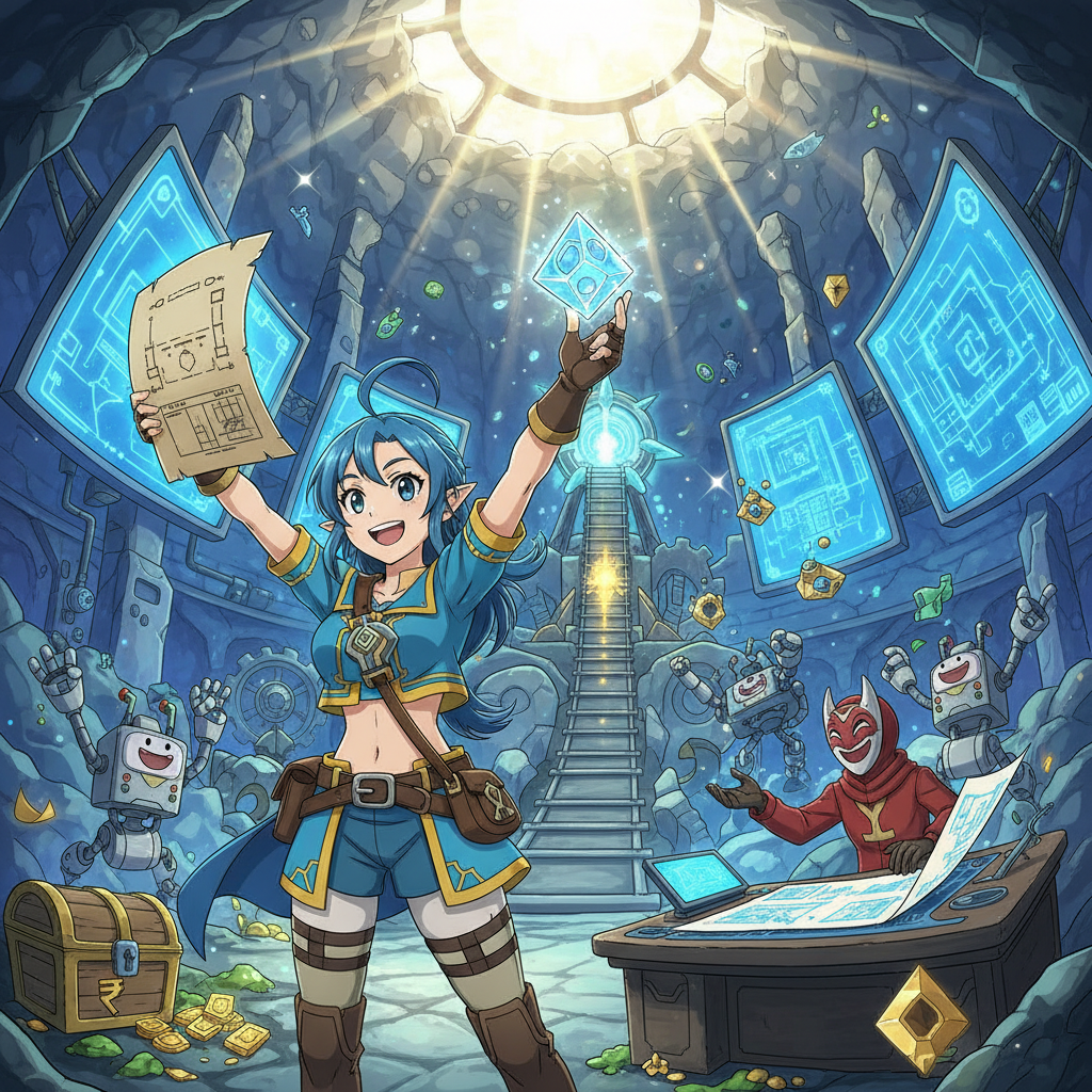 特殊能力,藍圖能力在哪拿？《王國之淚》「中央大廢礦」支線任務：依蓋隊秘密基地解析。