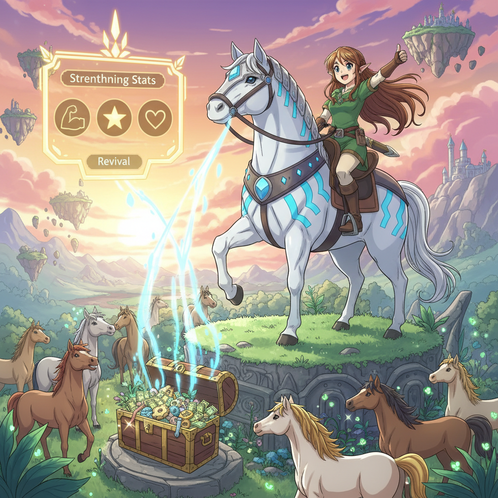 支線攻略,尋找「馬神」巴恩：2026《王國之淚》復活馬匹、強化馬匹屬性支線全解析。