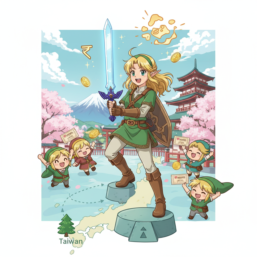 兌換獎勵,日本限定《薩爾達》一番賞 2026 兌換情報：如何從台灣入手大師之劍燈飾？