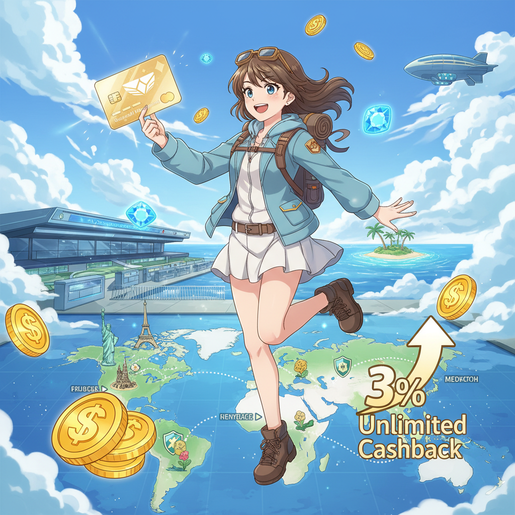 國外回饋,財管鼎鑽卡 2026 旅遊神卡？國外 3% 現金回饋無上限與海外醫療保障解析
