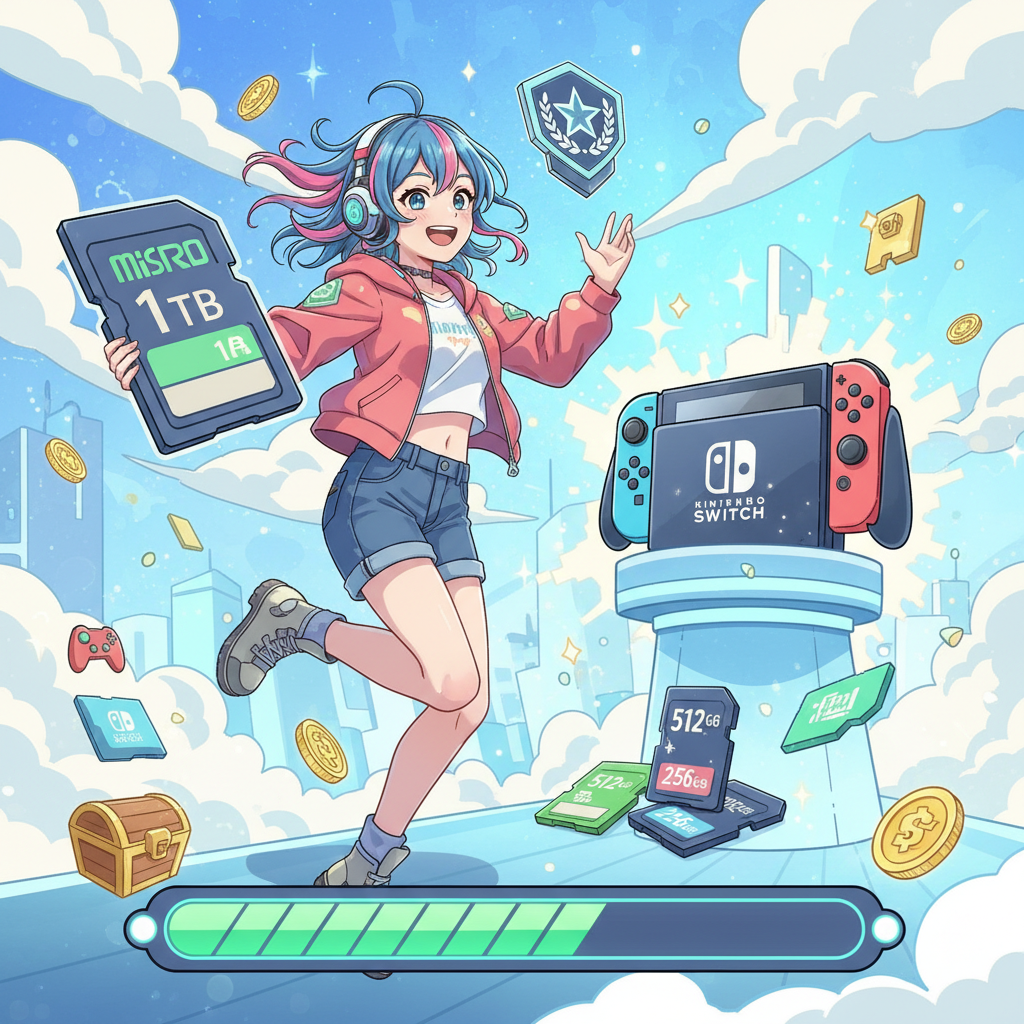 Switch 擴充,Switch 空間不足全攻略：2026 記憶卡選購防踩雷！1TB 還是 512GB 性價比最高？