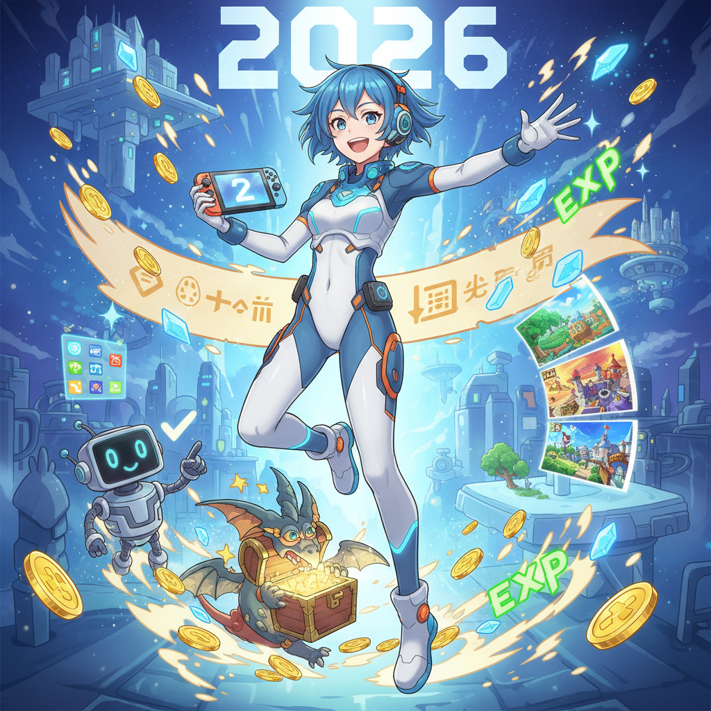 新機首發,2026 Switch 2 必買遊戲推薦：向下相容實測、畫質優化清單與首發限定優惠碼