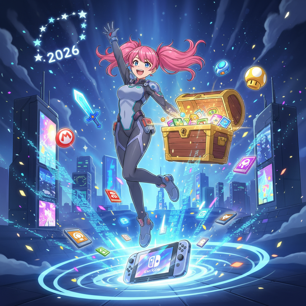 兌換碼大全,2026 Switch 免費遊戲序號：最新神秘禮物碼、瑪利歐系列與第三方大作兌換碼彙整