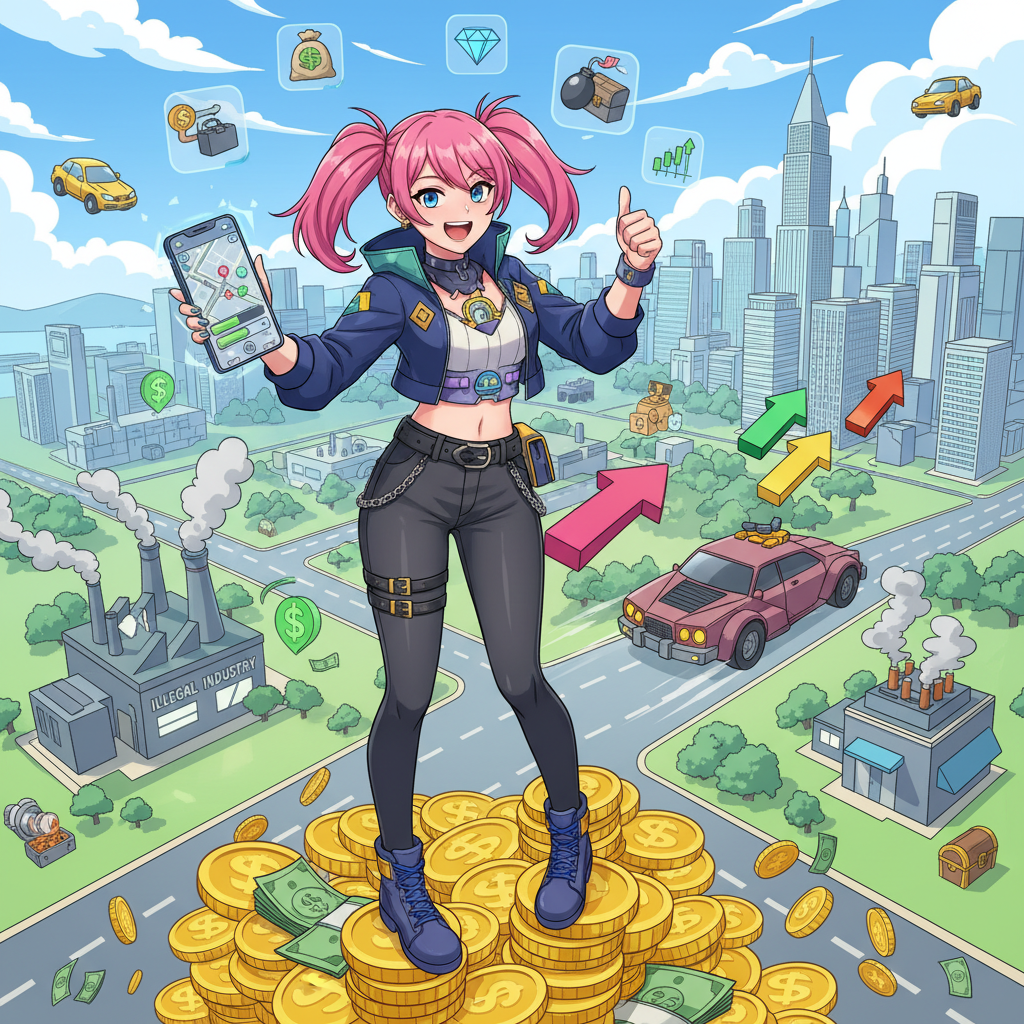 開放世界,2026《GTA 6》快速賺錢技巧：初期如何暴富？非法產業與股市投資致富教學