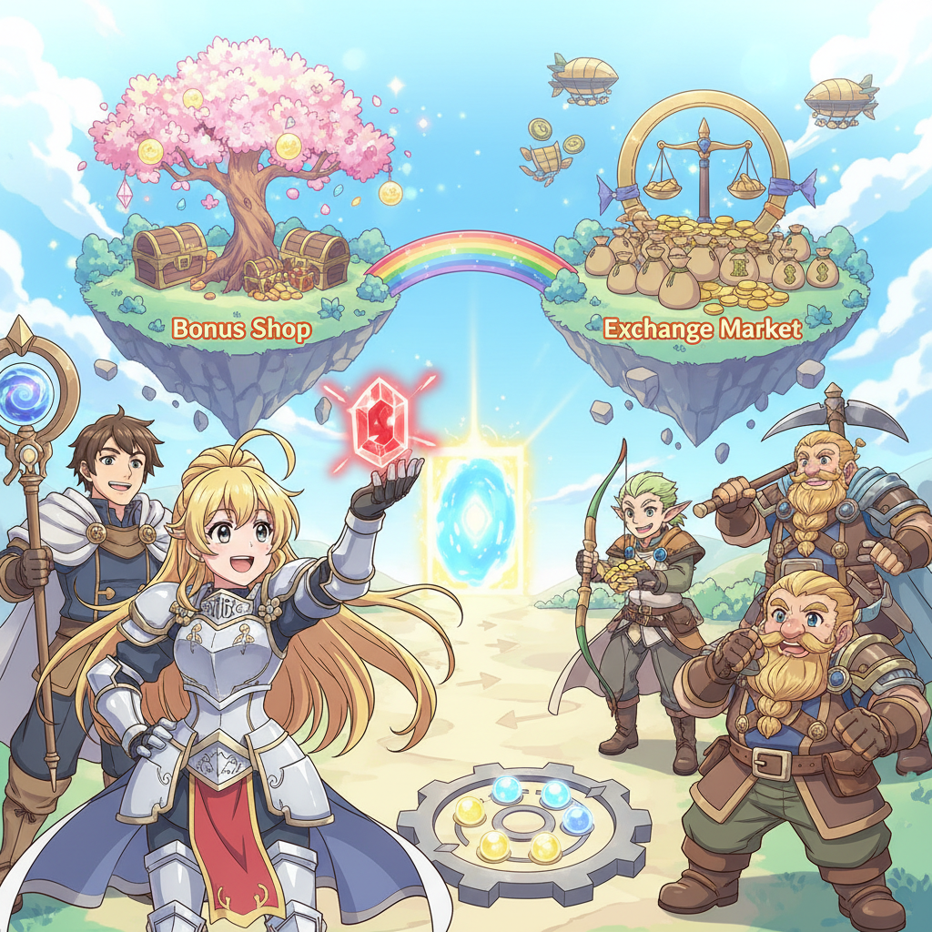 經濟策略,天堂經典版物價分析：如何利用「紅利商城」與「交易所」達成免課金資源循環